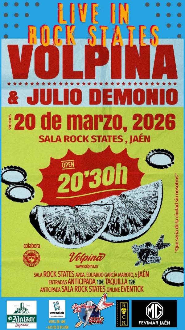 Volpina & Julio Demonio en Rock States Jaén