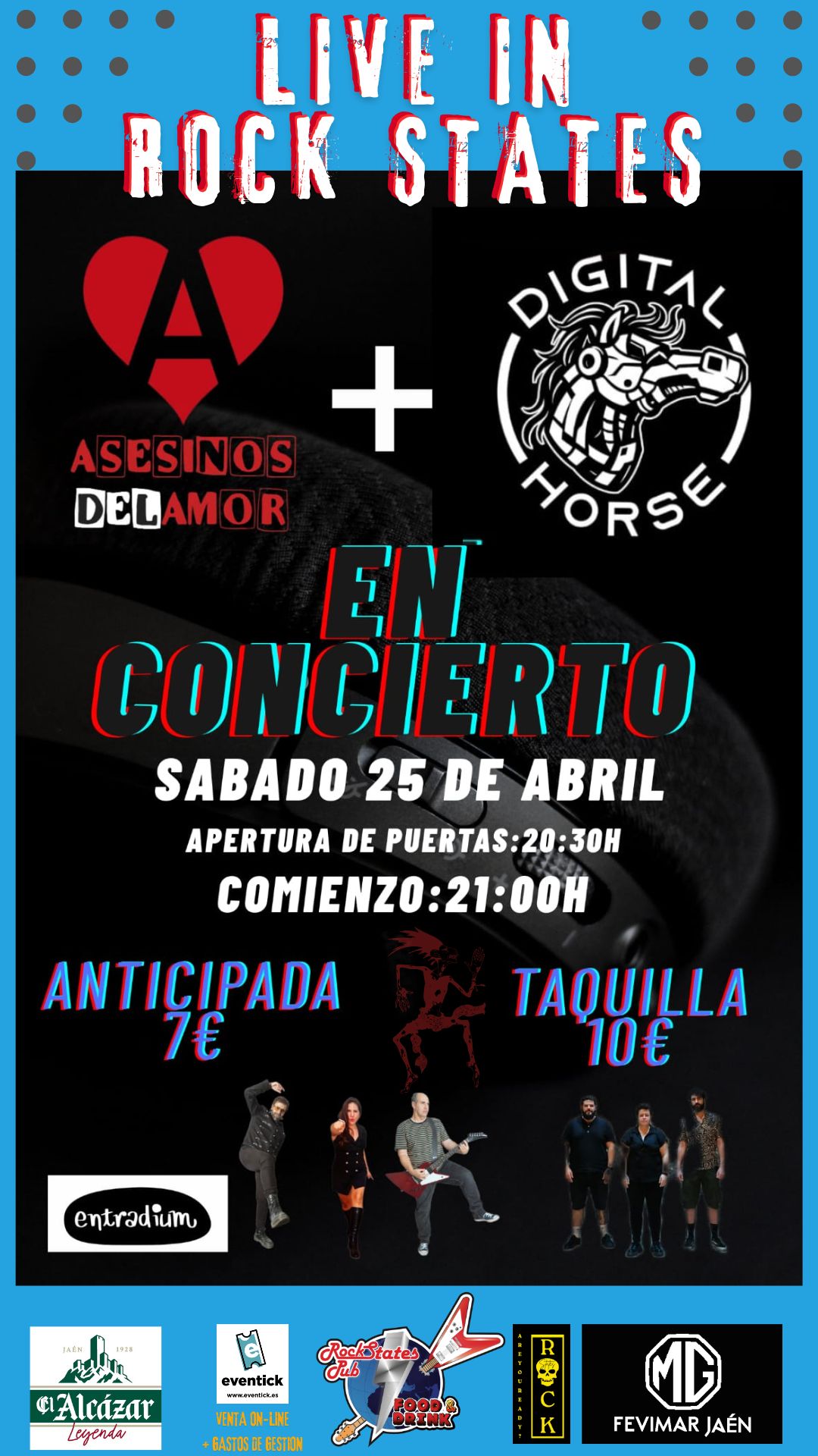 Asesinos del Amor + Atticusfinch en Concierto